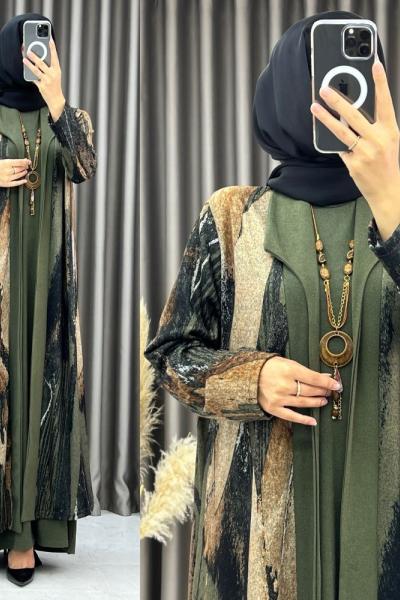 Lavra Elbise Takım Haki Haki